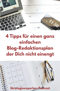 4 Tipps für einen ganz einfachen Blog-Redaktionsplan der Dich nicht einengt