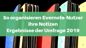 Notizenorganisation in Evernote